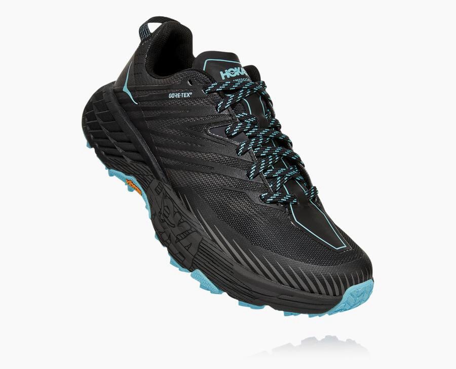 Hoka One One Trainers Womens Black - Speedgoat 4 GORE-TEX - 52391ZRYH